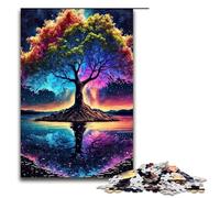 Puzzle per adulti da 1000 pezzi con motivo ad albero magico aiuta il cervello a esercitare i giocattoli avvincenti per coltivare la pazienza 1000 pezzi (75x50 cm)