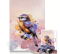 Puzzle per adulti da 1000 pezzi con motivo di silvia ad acquerello, ideale per allenamento della concentrazione, relax e svago Bordi sottili Regalo di Natale unico (50x75cm)