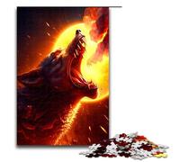 Puzzle per adulti da 1000 pezzi con motivo fantasy a lupo assemblaggio aiuta il cervello a esercitare i giocattoli avvincenti per coltivare la pazienza 75x50 cm