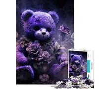 Puzzle per adulti da 1000 pezzi con orsacchiotto non morto gioco per famiglie giocattolo avvincente per coltivare la pazienza regalo per donne uomini attività per famiglie (dimensioni 38x26cm)