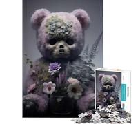 Puzzle per adulti da 1000 pezzi con orsetti zombie giochi educativi rompicapo ideale per le vacanze a casa regalo di compleanno (dimensioni 75x50cm)