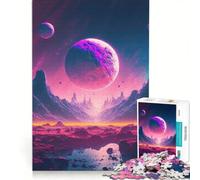 Puzzle per adulti da 1000 pezzi con paesaggi cosmici stellari gioco rompicapo per tutta la famiglia da aggiungere alla lista dei desideri con Babbo Natale 50x75cm