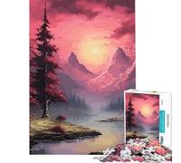 Puzzle per adulti da 1000 pezzi con paesaggi naturali giochi rilassanti sfida per l'intelligenza e la mente giocattoli che creano dipendenza un'ottima idea regalo per attività in famiglia (38x26cm)