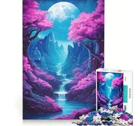 Puzzle per adulti da 1000 pezzi con paesaggio alieno fantasy, gioco pratico, ideale per passare il tempo durante le vacanze a casa e per rafforzare l'amore di coppia 50x75cm