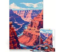 Puzzle per adulti da 1000 pezzi con paesaggio del Grand Canyon,gioco di precisione e attività stimolante per la mente,gioco per il tempo libero,decorazione natalizia da parete (38x52cm)