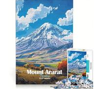 Puzzle per adulti da 1000 pezzi con paesaggio del Monte Ararat antistress da assemblare compleanno e Natale 50x75cm
