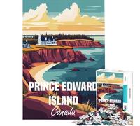 Puzzle per adulti da 1000 pezzi con paesaggio dell'Isola del Principe Edoardo gioco intellettuale rilassante ideale per incastri a mano libera e gare di velocità Ottimo per gli amanti dei giochi