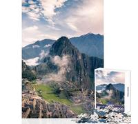 Puzzle per adulti da 1000 pezzi con paesaggio di Machu Picchu gioco interattivo regalo per donne decorazione per la casa regalo di Natale e compleanno (52x38cm)