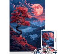 Puzzle per adulti da 1000 pezzi con paesaggio floreale giapponese gioco pratico per le vacanze a casa antistress collezione d'artista belle arti (38x26cm)