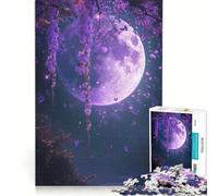 Puzzle per adulti da 1000 pezzi con paesaggio lunare e natura gioco impossibile migliora la memoria con pezzi a incastro di forma casuale 38x52cm