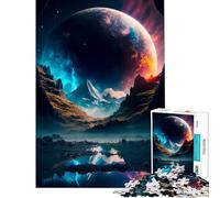 Puzzle per adulti da 1000 pezzi con paesaggio marziano gioco educativo stimolante per l'intelletto ideale come regalo di Babbo Natale segreto o antistress (dimensioni 75x50cm)