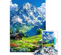 Puzzle per adulti da 1000 pezzi con paesaggio naturale ideale per ragazzi e per passare il tempo in casa durante le vacanze Un gioco di sfida unico 38x26cm