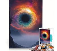 Puzzle per adulti da 1000 pezzi con paesaggio "Occhio Cosmico", gioco rilassante, ideale per passare il tempo durante le vacanze, un regalo perfetto per gli appassionati di videogiochi 50x75cm