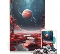 Puzzle per adulti da 1000 pezzi con paesaggio spaziale gioco pratico analisi e logica regalo per amici e familiari 38x52cm