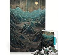 Puzzle per adulti da 1000 pezzi con paesaggio surreale e mitologico gioco pratico per le vacanze a casa per passare il tempo e rafforzare l'amore tra le coppie 38x52cm