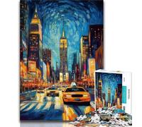 Puzzle per adulti da 1000 pezzi con paesaggio urbano di New York puzzle per adolescenti gioco stimolante ideale come regalo per tutta la famiglia 75x50cm