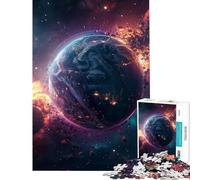 Puzzle per adulti da 1000 pezzi con particelle cosmiche gioco per tutta la famiglia giocattolo educativo ottimo regalo per chi ama giocare e migliorare la memoria (dimensioni 38x52cm)