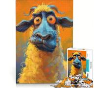 Puzzle per adulti da 1000 pezzi con pecorelle stravaganti gioco pratico per le vacanze a casa per passare il tempo e rafforzare l'amore tra le coppie 38x26cm