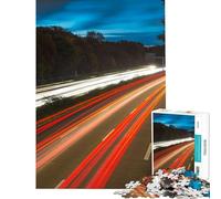 Puzzle per adulti da 1000 pezzi con percorsi luminosi difficile e stimolante gioco educativo pratico per ragazzi dai 14 anni in su (38x52cm)