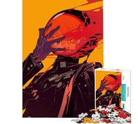 Puzzle per adulti da 1000 pezzi con personaggi anime e sangue gioco impossibile giocattolo educativo regalo di compleanno taglio di precisione (dimensioni 38x52cm)