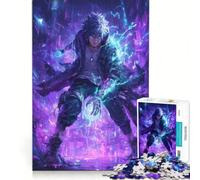 Puzzle per adulti da 1000 pezzi con personaggio anime cyberpunk dotato di poteri elettrici, gioco educativo, difficile, compleanno e Natale 38x52cm