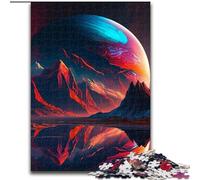 Puzzle per adulti da 1000 pezzi con pianeti e universo, dimensioni 50x75cm, ideale come regalo di Natale e Capodanno per adolescenti.