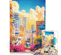 Puzzle per adulti da 1000 pezzi con poster artistico di Beirut, gioco interattivo, per divertimento in famiglia, compleanni e altre occasioni 50x75cm