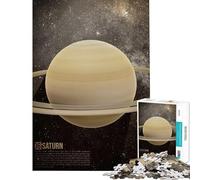 Puzzle per adulti da 1000 pezzi con poster artistico di Saturno puzzle per ragazzi gioco per famiglie divertente e spiritoso ideale come regalo di compleanno o per occasioni speciali (38x26cm)