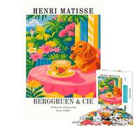 Puzzle per adulti da 1000 pezzi con poster della mostra di Henri Matisse Aiuta ad allenare la mente Un'opera d'arte Gioco rilassante per ragazzi dai 14 anni in su 50x75cm