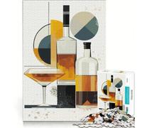 Puzzle per adulti da 1000 pezzi con poster originale di whisky e cocktail giochi rilassanti ideali per passare il tempo durante le vacanze un regalo perfetto per gli appassionati di videogiochi
