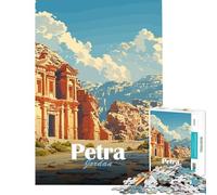 Puzzle per adulti da 1000 pezzi con poster vintage di Petra Jordan gioco stimolante giocattolo educativo decorazione perfetta regalo divertente (dimensioni 38x26cm)