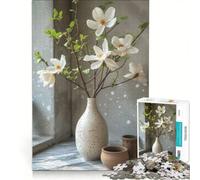 Puzzle per adulti da 1000 pezzi con primi piani di fiori in fiore, gioco educativo, decorazione perfetta, ogni pezzo è unico 50x75cm