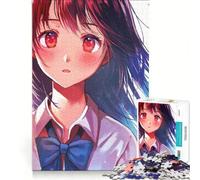 Puzzle per adulti da 1000 pezzi con protagonista Sakura una studentessa delle superiori Giochi rilassanti attività divertenti da fare in casa per rafforzare l'amore tra le coppie 38x52cm