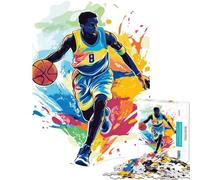 Puzzle per adulti da 1000 pezzi con protagonista un giocatore di basket Divertimento assicurato a casa migliora la memoria e rilassa Adatto a partire dai 14 anni (38x26cm)