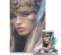 Puzzle per adulti da 1000 pezzi con protagonista una donna amazzone, gioco pratico, ideale per passare il tempo durante le vacanze a casa e per rafforzare l'amore di coppia 50x75cm