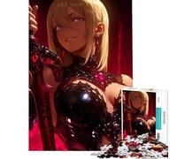 Puzzle per adulti da 1000 pezzi con protagonista una guerriera anime gioco impossibile giocattolo educativo regalo di Babbo Natale segreto per divertimento in famiglia (dimensioni 50x75cm)