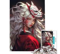 Puzzle per adulti da 1000 pezzi con protagonista una ragazza guerriera samurai Un gioco divertente e stimolante per la mente perfetto come decorazione da parete adatto a partire dai 14 anni 50x75cm