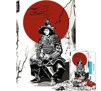 Puzzle per adulti da 1000 pezzi con protagonista una ragazza samurai Un gioco avvincente per coltivare la pazienza ideale per tutta la famiglia perfetto come decorazione o regalo divertente (50x75cm)