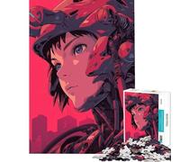 Puzzle per adulti da 1000 pezzi con ragazza anime cyberpunk gioco educativo e stimolante ideale per il relax e il miglioramento della memoria regalo di compleanno (dimensioni 38x52cm)