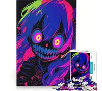 Puzzle per adulti da 1000 pezzi con ragazza mostro anime, gioco rompicapo, per divertimento in famiglia, per rafforzare l'amore tra le coppie 38x52cm