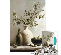 Puzzle per adulti da 1000 pezzi con ramo d'ulivo e Bounty gioco impossibile per l'apprendimento sfida giocattolo regalo di compleanno migliora la memoria (dimensioni 75x50cm)