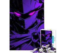 Puzzle per adulti da 1000 pezzi con ritratto di cavaliere viola gioco educativo e stimolante ideale per rilassarsi e alleviare lo stress perfetto come regalo di compleanno (dimensioni 38x52cm)