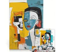 Puzzle per adulti da 1000 pezzi con ritratto di uomo e donna gioco pratico difficile e stimolante ideale come regalo per tutta la famiglia 50x75cm