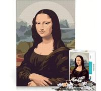 Puzzle per adulti da 1000 pezzi con ritratto digitale della Gioconda giocattolo decorativo da parete ideale per il divertimento in famiglia perfetto come regalo per tutta la famiglia 50x75cm
