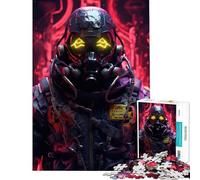 Puzzle per adulti da 1000 pezzi con robot astronauta giocattolo decorativo per la casa analisi e logica regalo per amici e familiari (38x26cm)