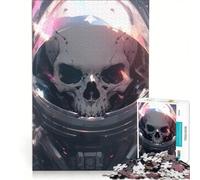 Puzzle per adulti da 1000 pezzi con scheletro dell'esercito spaziale gioco pratico analisi e logica regalo per amici e familiari 50x75cm