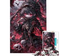 Puzzle per adulti da 1000 pezzi con scheletro gotico e diavoletto Gioco rompicapo per adulti ideale per divertimento in famiglia regali di Natale e compleanno (dimensioni 50x75cm)