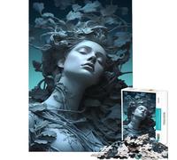 Puzzle per adulti da 1000 pezzi con scultura di una dea della natura ideale per compleanni Natale decorazioni per la casa e giochi per famiglie dai 14 anni in su 50x75cm