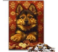 Puzzle per adulti da 1000 pezzi con Shiba Inu astratto, adatti a bambini dai 14 anni in su, ideali come regalo per tutta la famiglia (dimensioni 50x75cm)