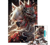 Puzzle per adulti da 1000 pezzi con simpatici ninja assassini e sirene difficile e stimolante regalo per donne giocattolo decorativo da parete per maggiori di 14 anni (38x52cm)